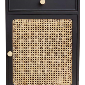 Bed Side - Black on wood - CF-2031