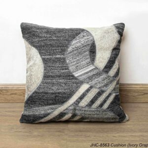 Cushion  JHC-8563  Ivory Graphite  16x16