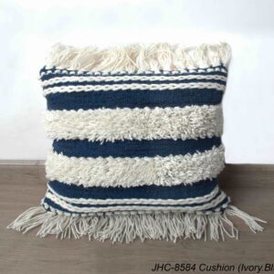 Cushion  JHC-8584  Ivory Blue  18x18