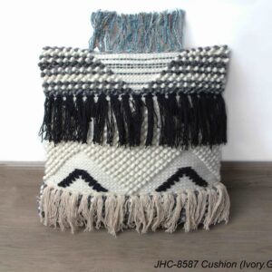 Cushion  JHC-8587  Ivory Grey  18x18