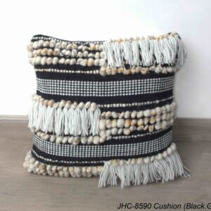 Cushion  JHC-8590  Black Gold  18x18