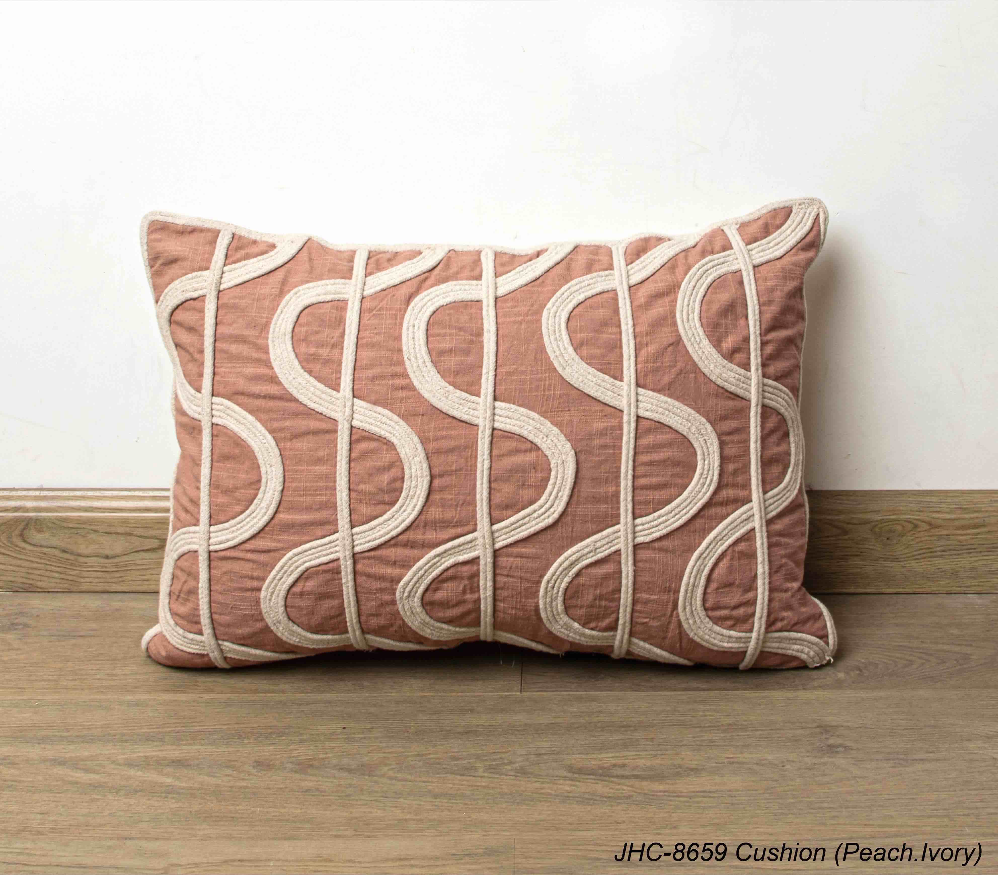 Cushion JHC-8659 Peach Ivory 12x24