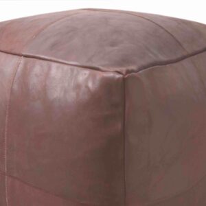 Handmade JHP Poufs Tan 20x20x14 inch